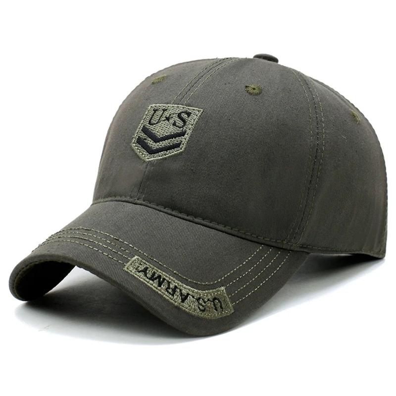 США Вышивка Мужская Женская Бейсболка Камуфляж Джунгли Унисекс Snapback Хип-Хоп Уличная Козырек Хлопок Тракер Папина Кепка армия зеленый