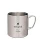 Snow Peak Stainless Steel Vacuum Mug Set Stainless 300mm x Measuring Perfect for Outdoor New and Outdoor Fun Lucky FK-421, Steel, 450mm, Cup, BBQ,