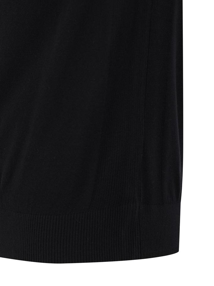 AND Z Men'S Ribbed Color Block Wool Silk Knit_Bzf3Er1201Bk