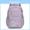 Modern Trendy Nylon Backpack For Elementary School Kids Unisex Lightweight Design