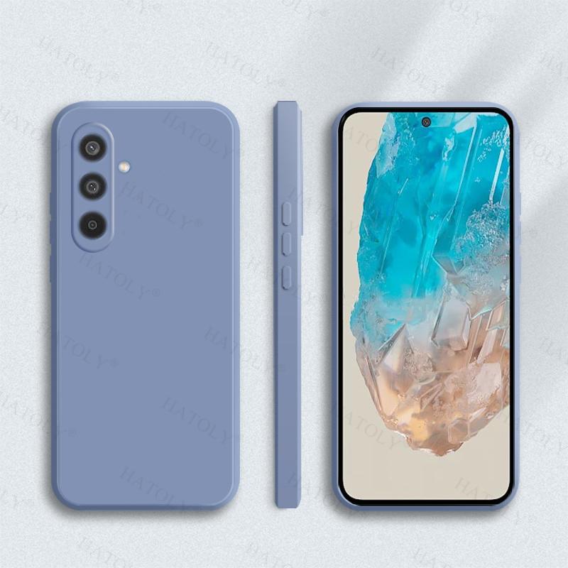 Für Samsung Galaxy M35 Hülle Abdeckung Für Samsung M35 Original Flüssigsilikon Bonbonfarbe Rückseite Hülle Für Samsung M35 Hülle 6,6 Zoll