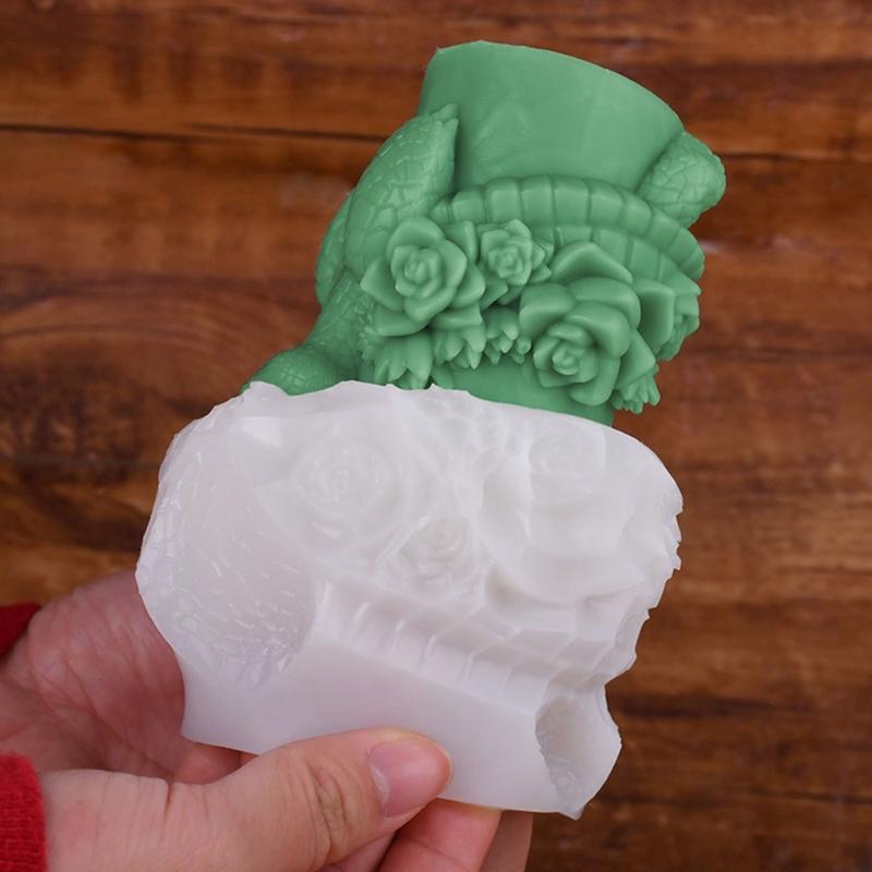 3D Blume Silikon Kerzenformen für handgemachte Kerzen Seife Floral Zahl Silikon Kerzenformen Epoxidharz Silikonformen