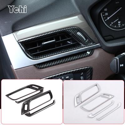 ABS Car Dashboard Side Air-conditioning Air Outlet Frame Decorative Cover For BMW X1 F48 X2 F47 2016-2025 Interior Accessories