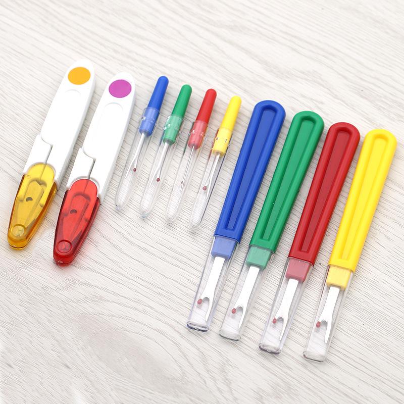 Clothing Cross Stitch Thread Remover, Thread Remover For Thread Remover Head, Four-Piece Thread Picker For Manual Label Remover Fork