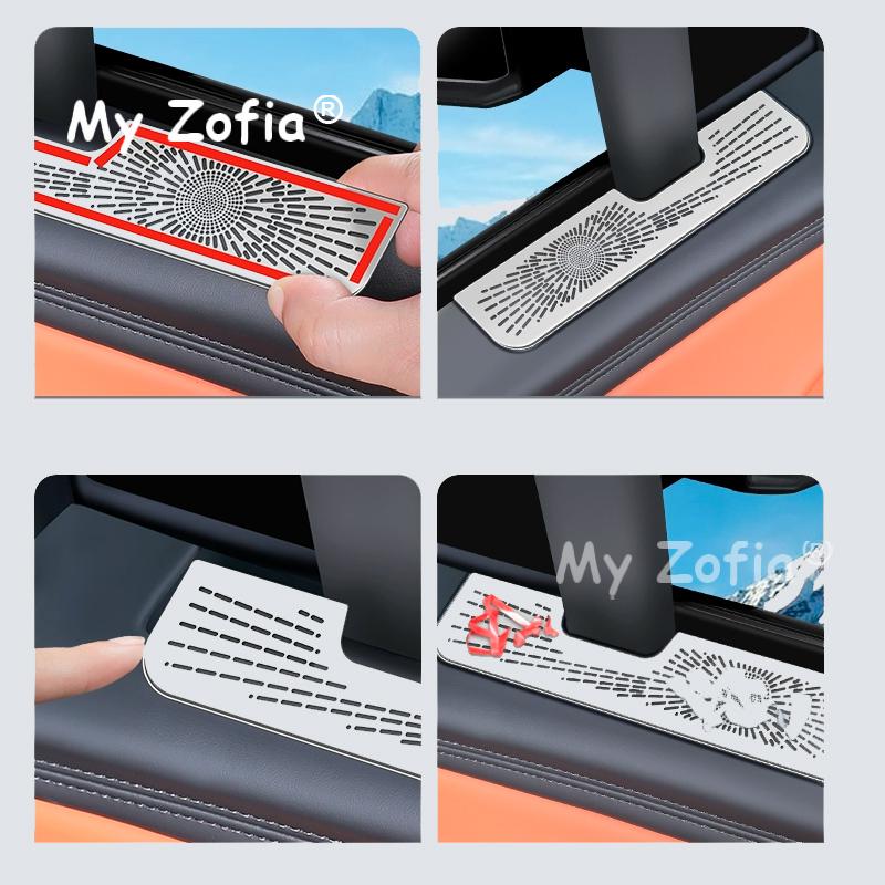 For GAC Trumpchi S7 2025 2026 Car Stainless Steel Car Cover Intake Grille Air Filter Clean Air Inlet Protective Accessories