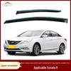 Sonata 8 Acrylic Rain Visor: Car Window Deflector & Cover