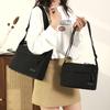 Women Men Nylon Shoulder Bag Lightweight Travel Bag Daily Use