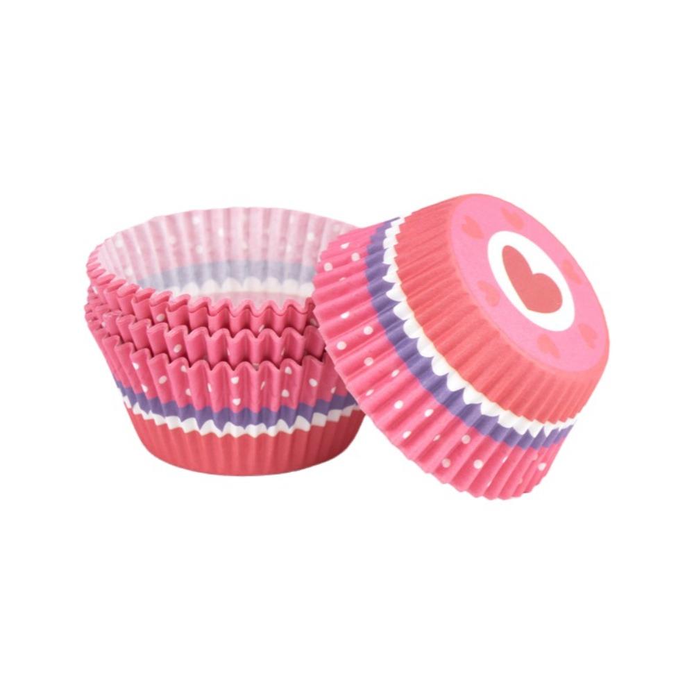 100pcs Colorful Cupcake Liners Greaseproof Paper Standard Size Baking Cups Food Grade Nonstick Molds Muffin Liners