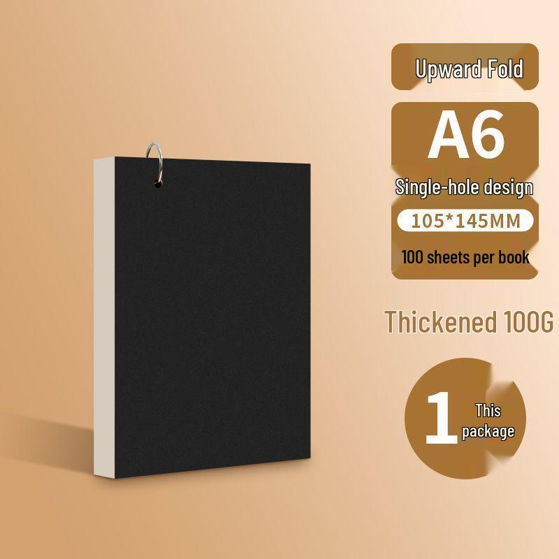 Portable A4 Ring Binder, A6 Detachable Drawing Book, and A5 Tear-off Sketchbook Set.