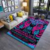 Psychedelisches Lotus-Hand-Design, geeignet als rutschfeste Matte für das Wohnzimmer- oder Schlafzimmer-Sofa
