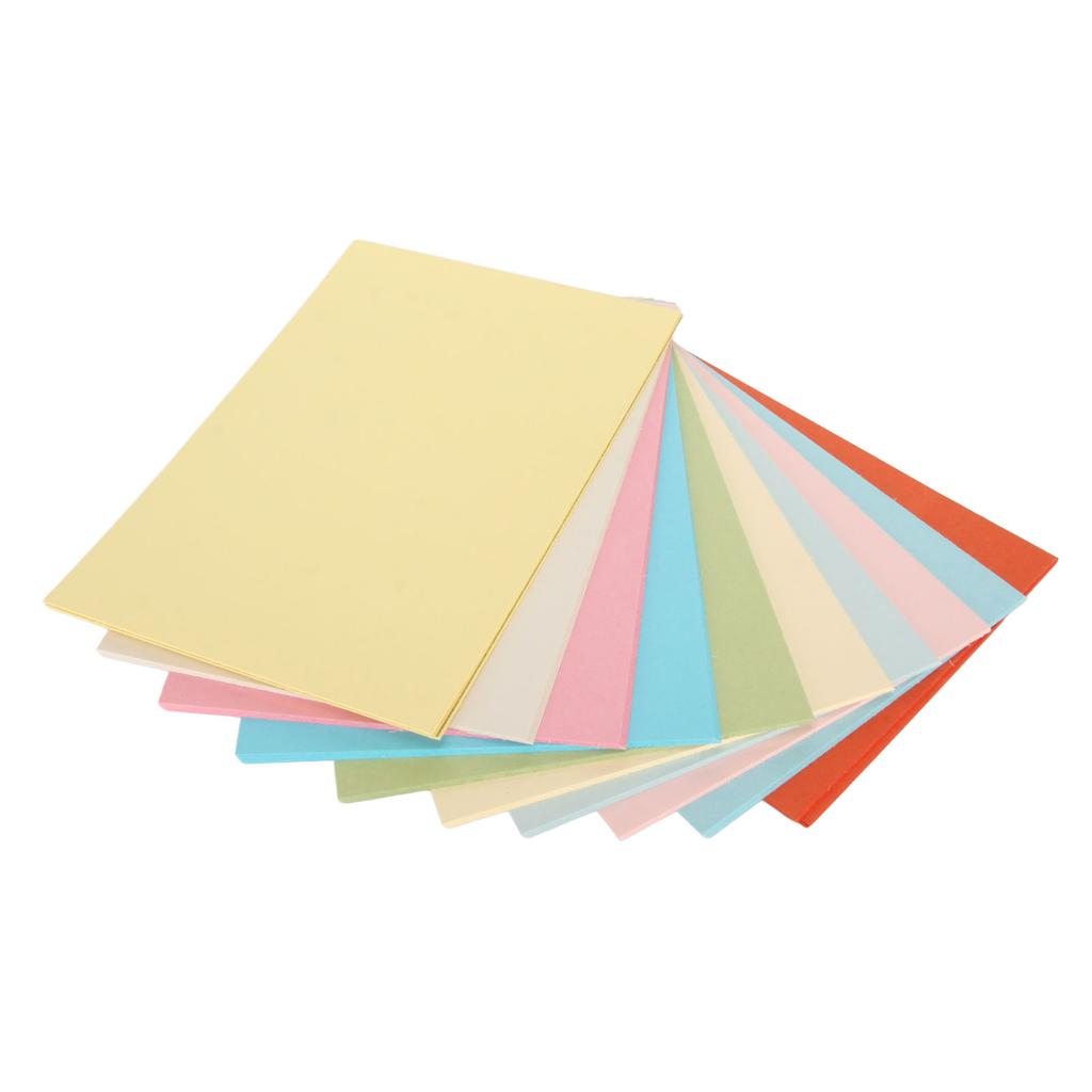 200Pcs Colorful Cardstock 15 X 10Cm Printable Blank Note Card Pearlescent Paper DIY Painting