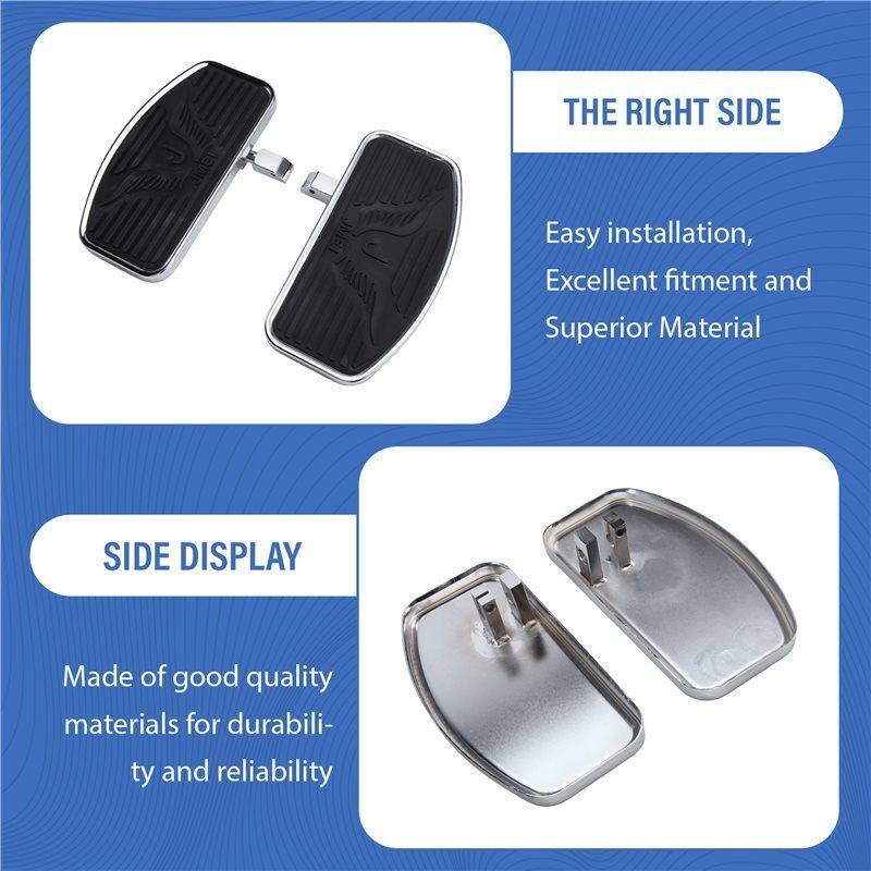 Front Adjustable Rear Passenger Footrest For Honda VTX 1300/1800 Black Rider Driver Foot Rest Pegs Motorcycle Parts