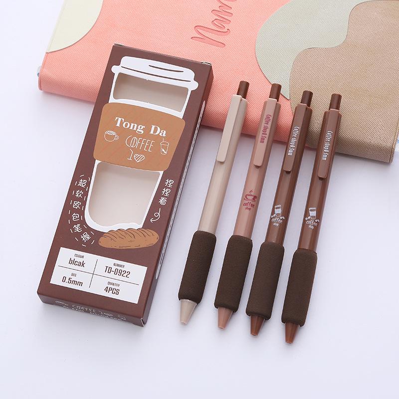 Cherry Blossom Quick-Dry Student Pen - Soft Grip, ST Tip, Click-Action