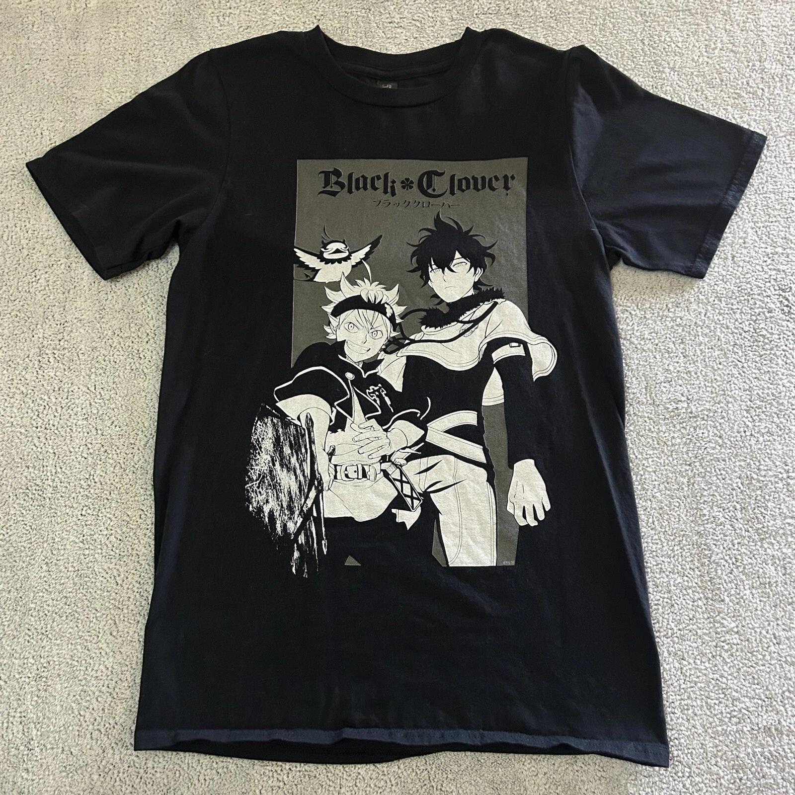 

Black Clover Anime T Shirt Adult Small Crunchy Roll Funimation Asta Yuna Graphic 3XL
