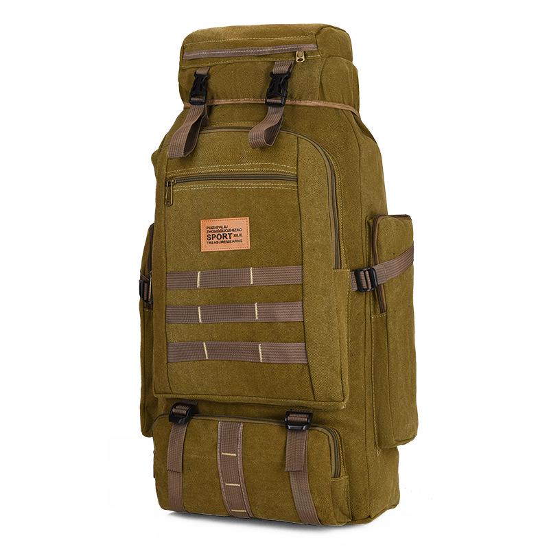 Camouflage Tactical Mountaineering & Camping Backpack - Double Shoulder, Large Capacity, Travel Luggage Storage Bag.