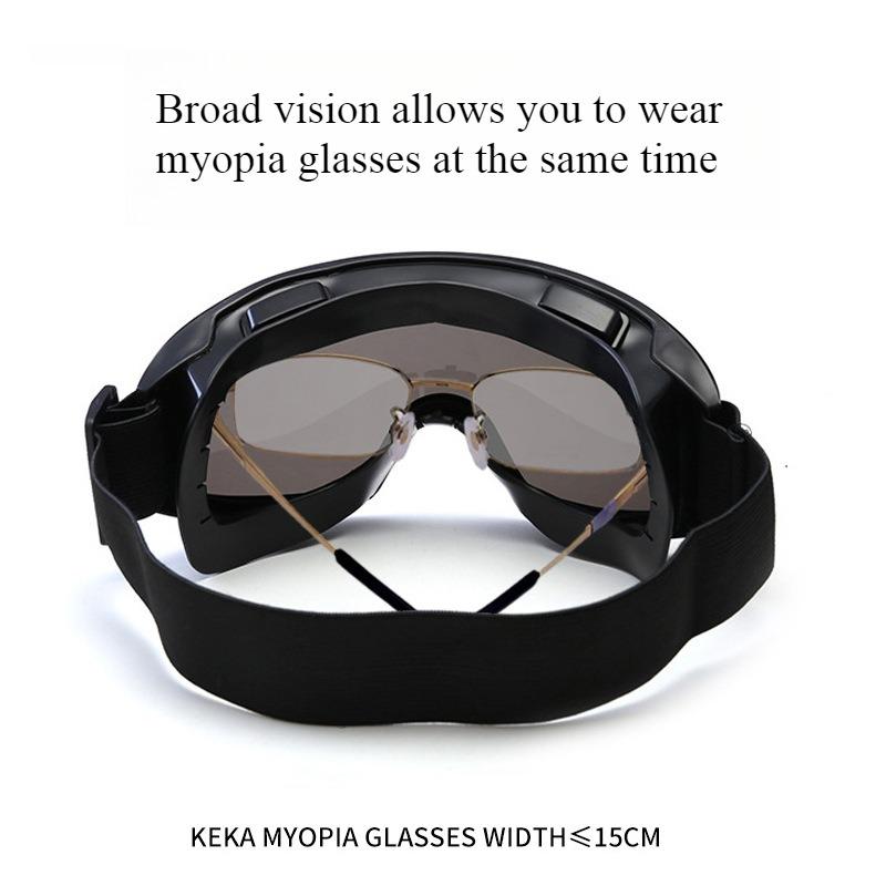 Motorcycle Protective Glasses Outdoor Sports Skiing Windproof and Dustproof Goggles Off-road Riding Cold-proof Riding Glasses