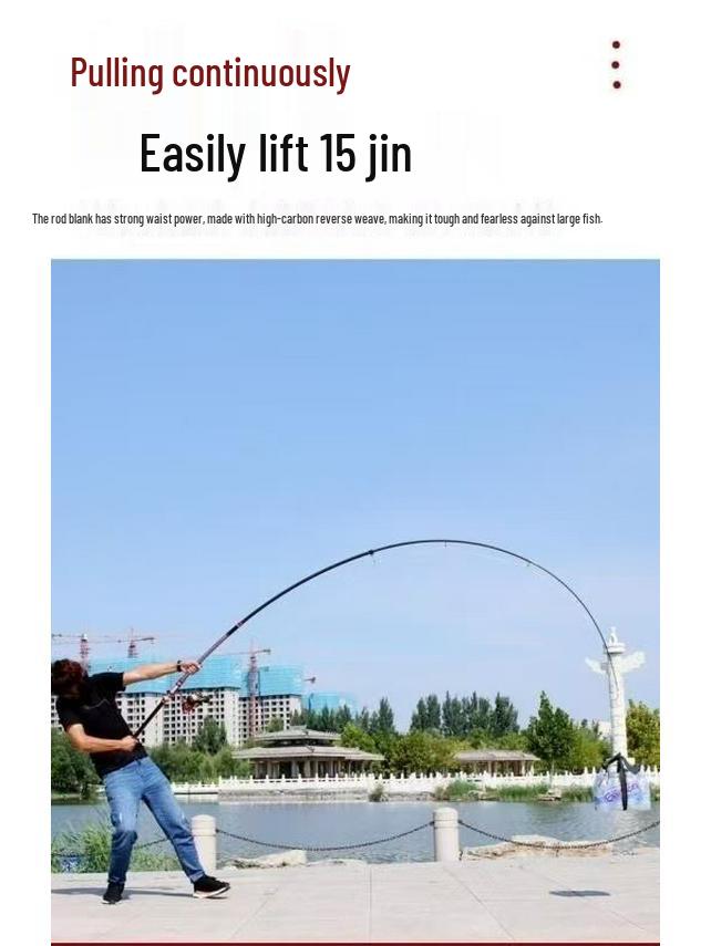 Wędzisko do wędkarstwa morskiego z włókna węglowego do dalekich rzutów - Twardy i wytrzymały sprzęt wędkarski