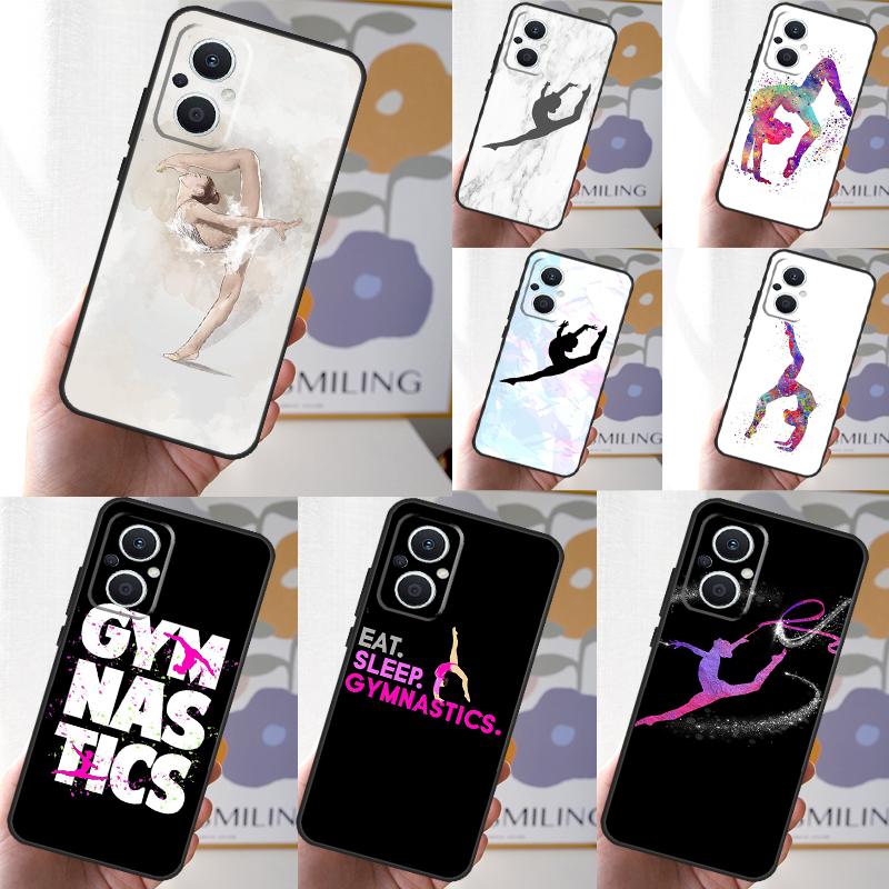 Love Gymnastics Case For OPPO Reno 8T 4Z 5Z 11F 10 11 Pro 5 6 7 8 Lite OPPO Find X2 X3 X6 Pro X5 Lite Cover