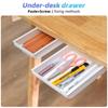 FONKEN Pudełko do przechowywania długopisów pod szufladą biurka Office Home Storage Organizer Ukryty organizer na artykuły papiernicze Stojak na piórniki samoprzylepne