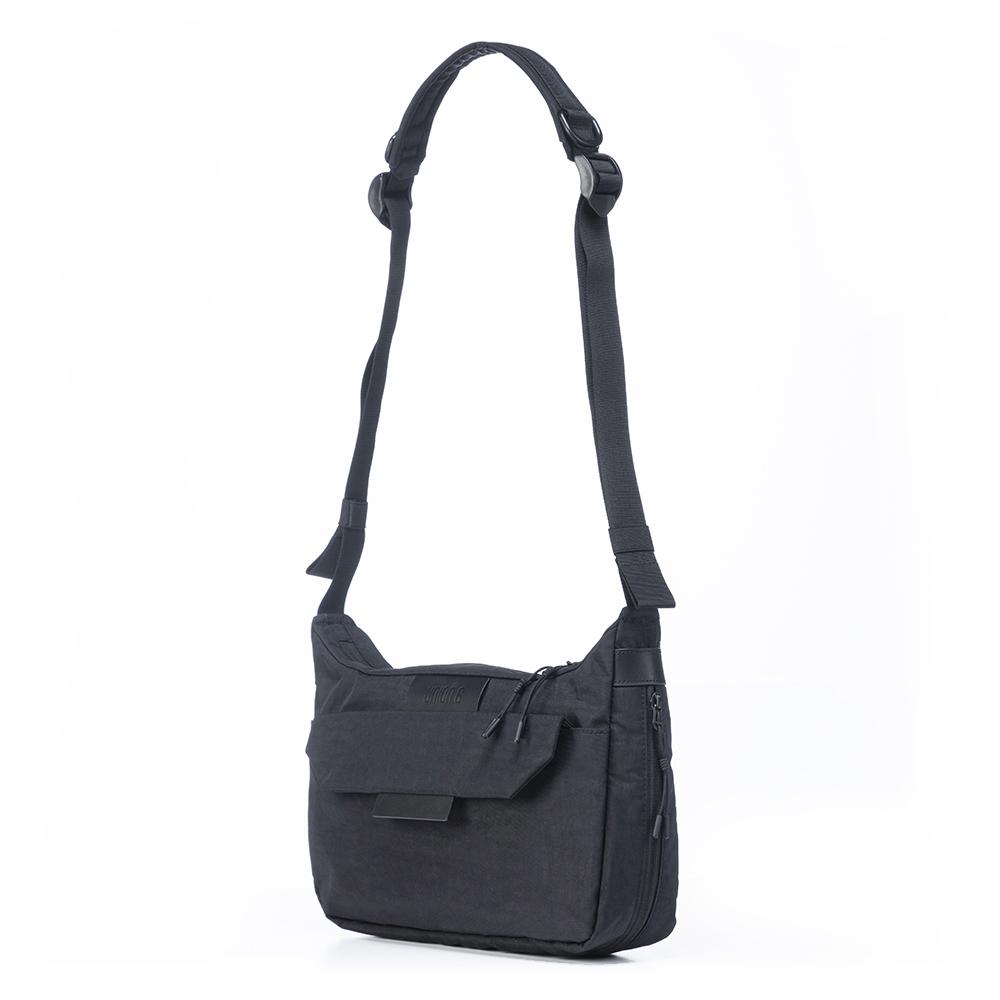 Union6 Wide Six Crossbody Bag Black
