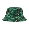 Hat Versatile Style Leaf Printing Womens Sunshade Hatscaps Fishermans