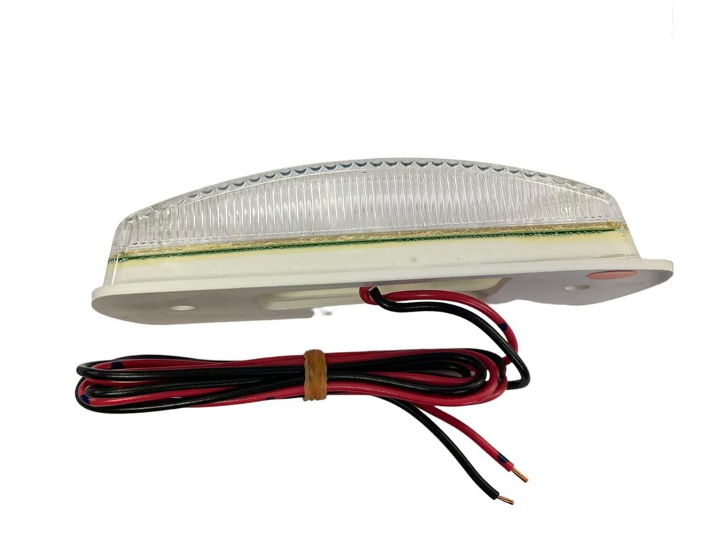 LED Side Type 101 1 Piece Lamp, (Clear Lens/Orange), 24V,