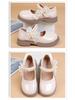 Girls' Pearl Bow Princess Shoes - Spring/Autumn Fashionable Leather, Korean & British Style, Casual & Performance Wear