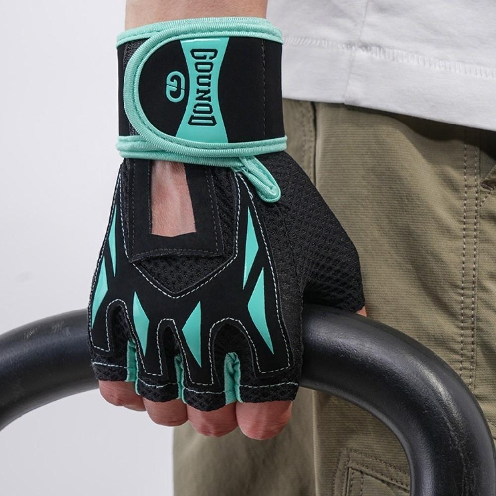 

Anti-Slip Weightlifting Gloves Wear-Resistant Half Finger Cycling Gloves Accessories XL-Style C