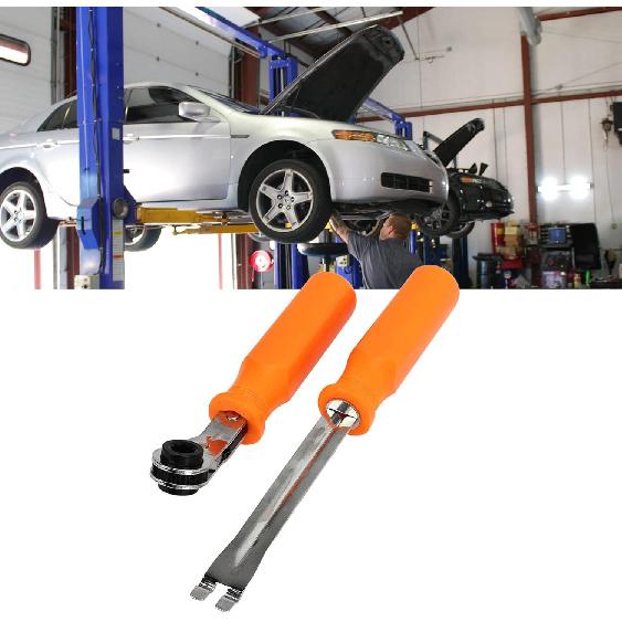 2Pcs Automatic Slack Adjuster Tool Set, Automatic Slack Adjuster Release Tool & Wrench, Slack Adjuster Tools for Big Truck with 5/16 Double