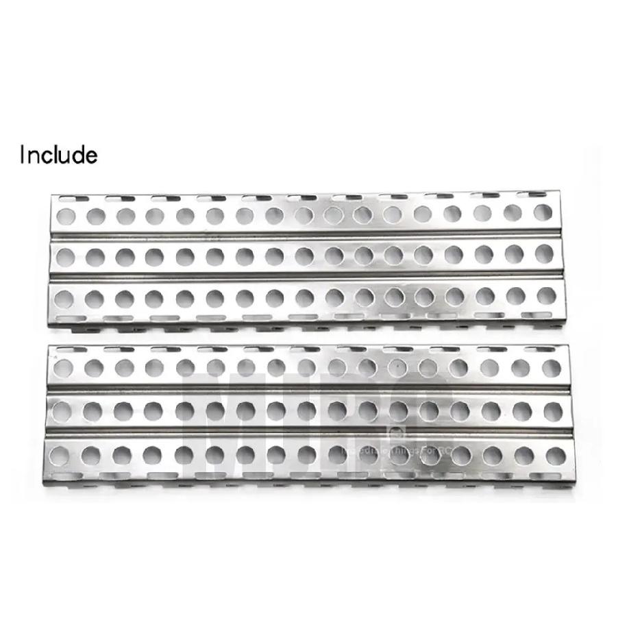1/10 Rc Tracked Vehicle Escape Board Climbing Car Metal Skid For Trx4 Defender Bronco Axial Scx10 90046 D90 Yikong Rgt Rc4wd