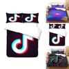 Luxurious Tiktok Pattern Duvet Cover Set With Pillowcase For Comfortable Sleep