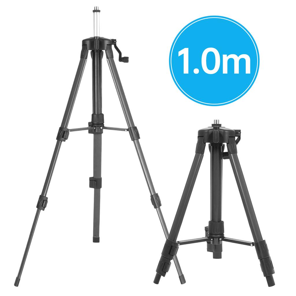 1 Meter Tripod Stand 3 Heights Adjustable Extension Bar Suitable for 5 8   Interface Laser Level   Comes with 5 8 To 1