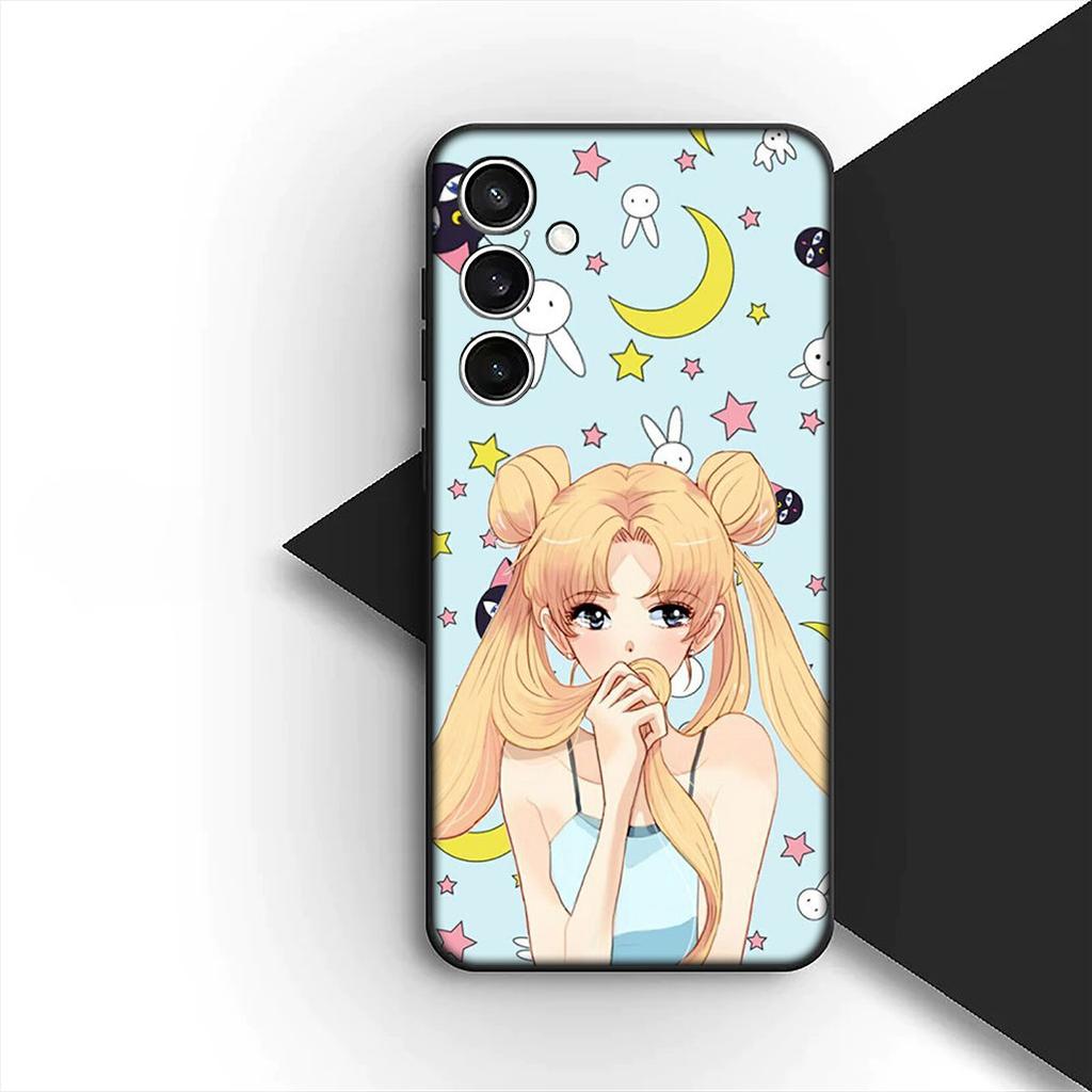 Soft Cover for Xiaomi Poco C75 C65 C85 X7 X6 M8 F7 F8 Ultra F6 Pro Casing Phone Case Girl S-Sailors Comics Star Moons