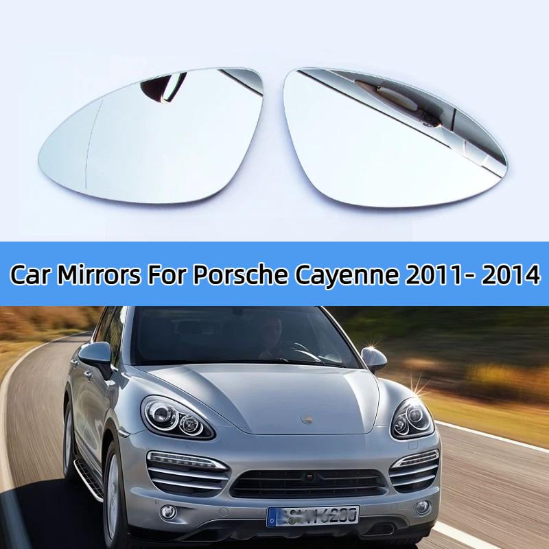 Autospiegel für Porsche Cayenne 2011- 2014 Autozubehör Rückspiegel Reflektierende Gläser Glas Seitenspiegellinse mit Heizung