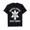 Oahu Hawaii North Shore Surf Beach Surfing Surfer T Shirt Vintage Washed Comfortable Slightly Soft Breathable Stylish Unisex
