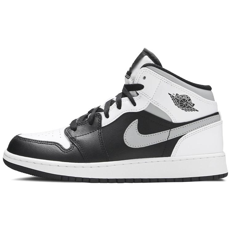 New Jordan 1 Mid White Shadow GS 554725-073