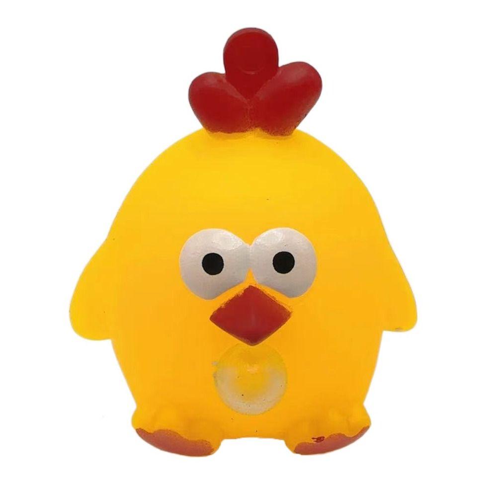 Yellow Chicken Squeeze Toys Pinch Kneading Cartoon Knead Toy Squeeze Balls Pinch Toys  Baby Game