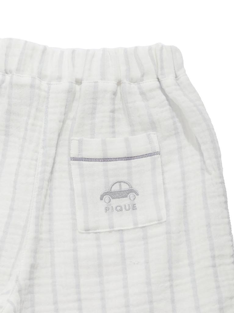 Gelato Pique Kids Striped Gauze Shorts (PKFP252466STRIPE110) (Limited Edition)