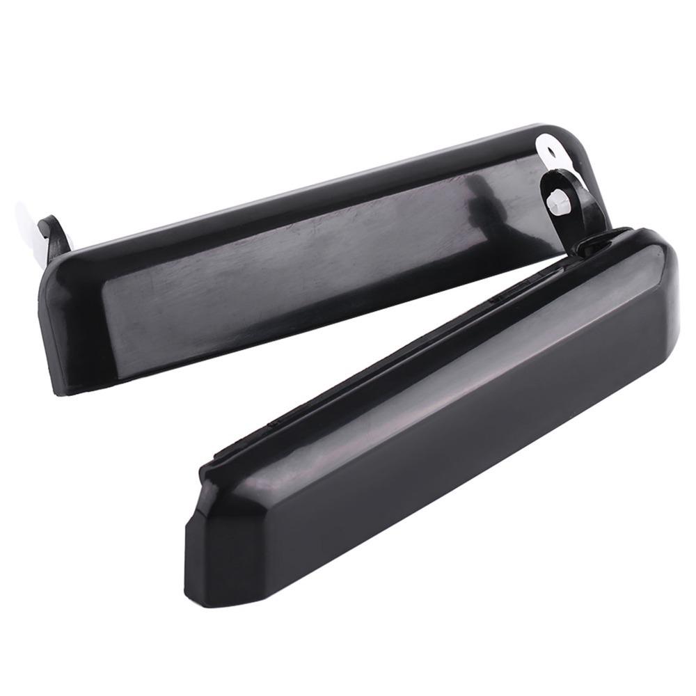 2PCS Black Front Outer Door Handle for Nissan D21 Hardbody Pickup / Pathfinder