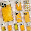 A Glass of Beer Alcohol Case For iPhone 15 16 Pro Max 11 12 13 Mini 14 15 Pro Max 15 Plus XR 16e Phone Back Cover