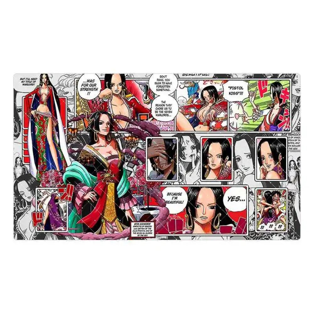 60*35*0.2cm Anime One Piece OPCG GAME Card PlayMat New Comic Series Enel Ace Law Hancock Brook Bonney Collection Gifts Toys
