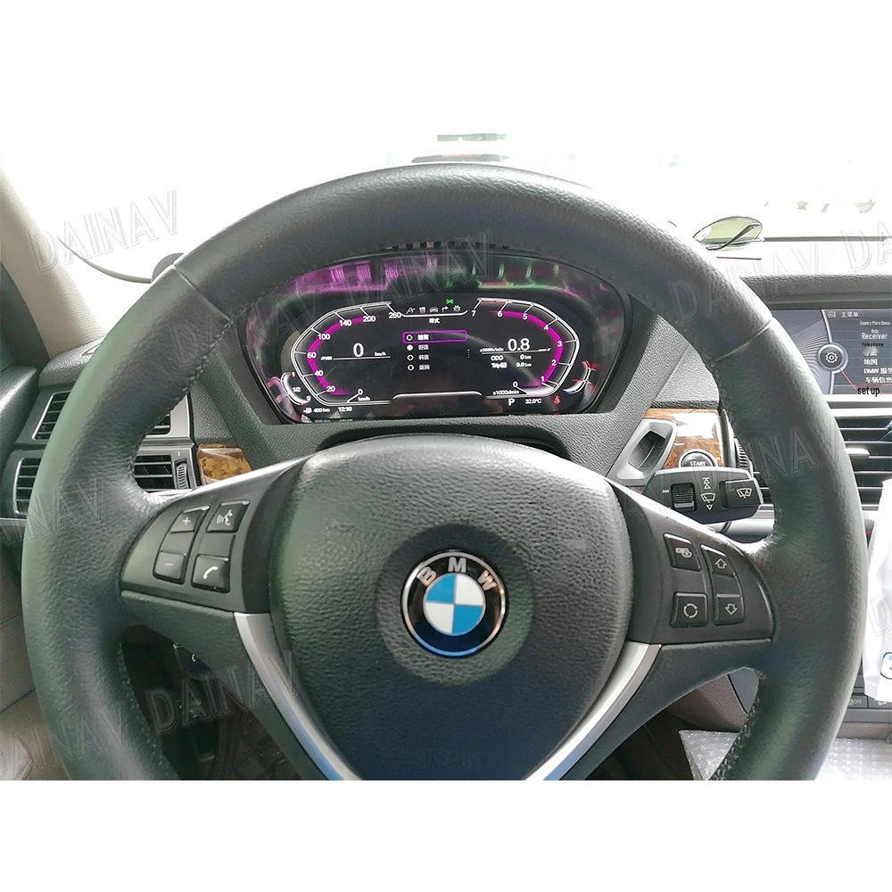 BMW X6 E71 Full LCD Instrument Panel Speedometer & Odometer with Water Temp Gauge Modification