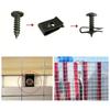 40/100pcs Motorcycle clip screw Base Bayonet Clip Plastic Cover Screw Bolt and U Type Clips with Nut  Bumper Protector