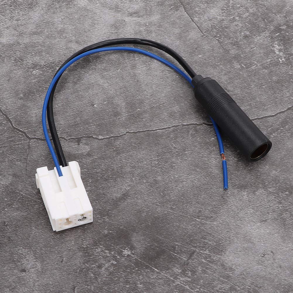 Toyota Radio Antenna Conversion Cord, ABS Car CD Player Radio Antenna Adapter Male Cable