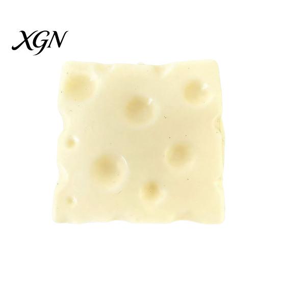 Soft Squeeze Toy Fake Cheese Stress Relief Toy, Squeezable Cube Sensory TPR Anxiety Relieving Hand Exercise for Kids and Adults