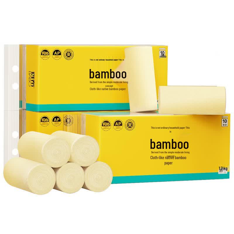 Banbu Unbleached Bamboo Coreless 3-Ply Toilet Paper