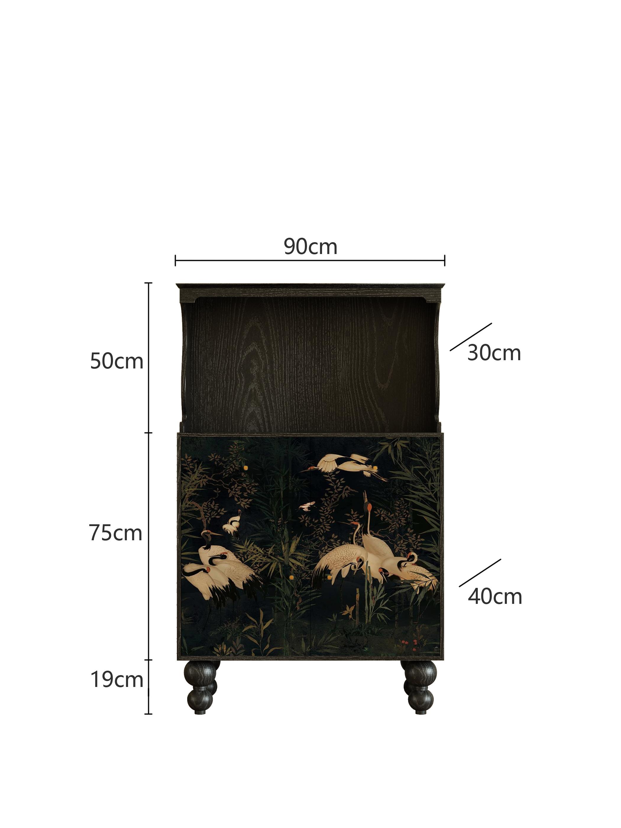 RWJ Storage Cabinet Home Kitchen Locker Coffee beside Sofa Tea Cabinet