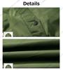 Tasahaya Military Flight Jacket with Men's Stand-Up Collar, Lightweight, Casual, Spring/Autumn (5XL, Gray)