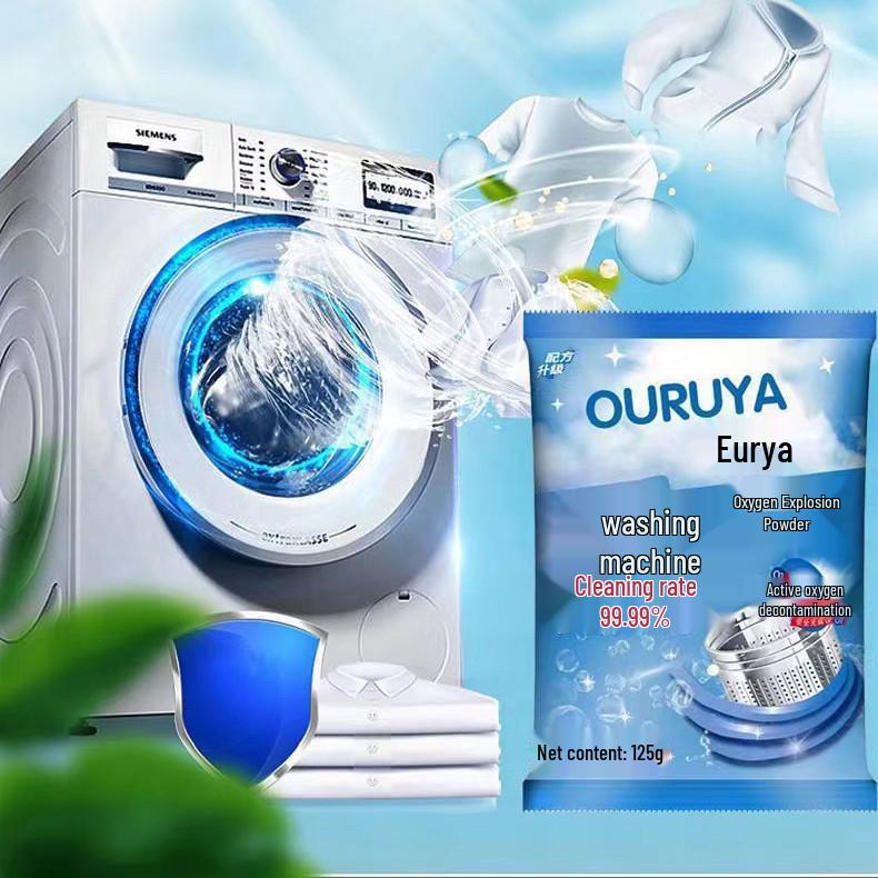 Oxygen Bleach Tub Cleaner for Washing Machines - Powerful Stain Removal and Maintenance