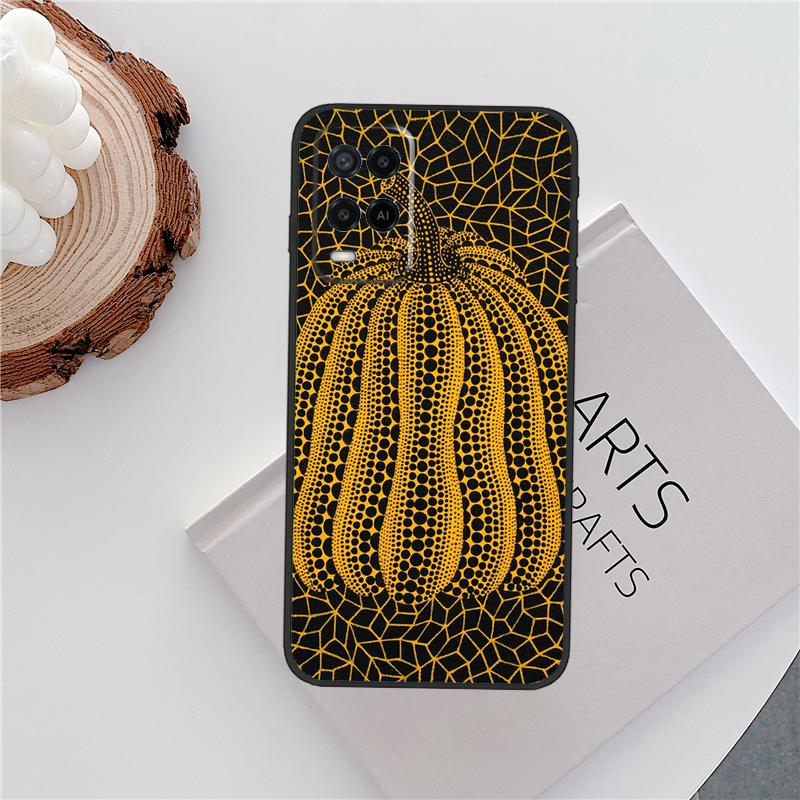 Yayoi Kusama Pumpkin Art Case For Oppo A80 A78 A98 A40 A60 A18 A38 A58 A15 A17 A77 A74 A94 A54 A57S A16 A76 A96 Cover